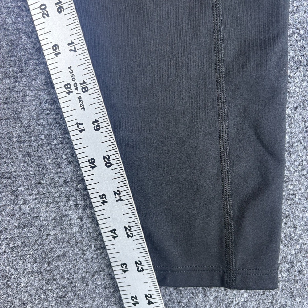 Danskin Tight Legging Womens 24x24 Black Nylon Stretch Pockets Lightweight Yoga - Picture 3 of 9